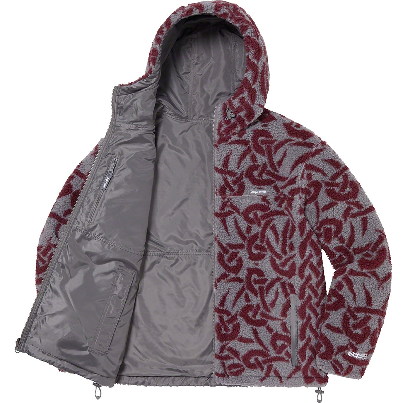 Celtic Knot Reversible WINDSTOPPER® Fleece Hooded Jacket view 5